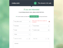 Tablet Screenshot of crata.com